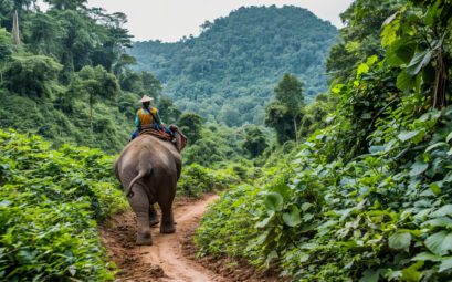 Promenade à dos d&rsquo;éléphant à Phang Nga : Aventurez-vous dans la jungle depuis Phuket