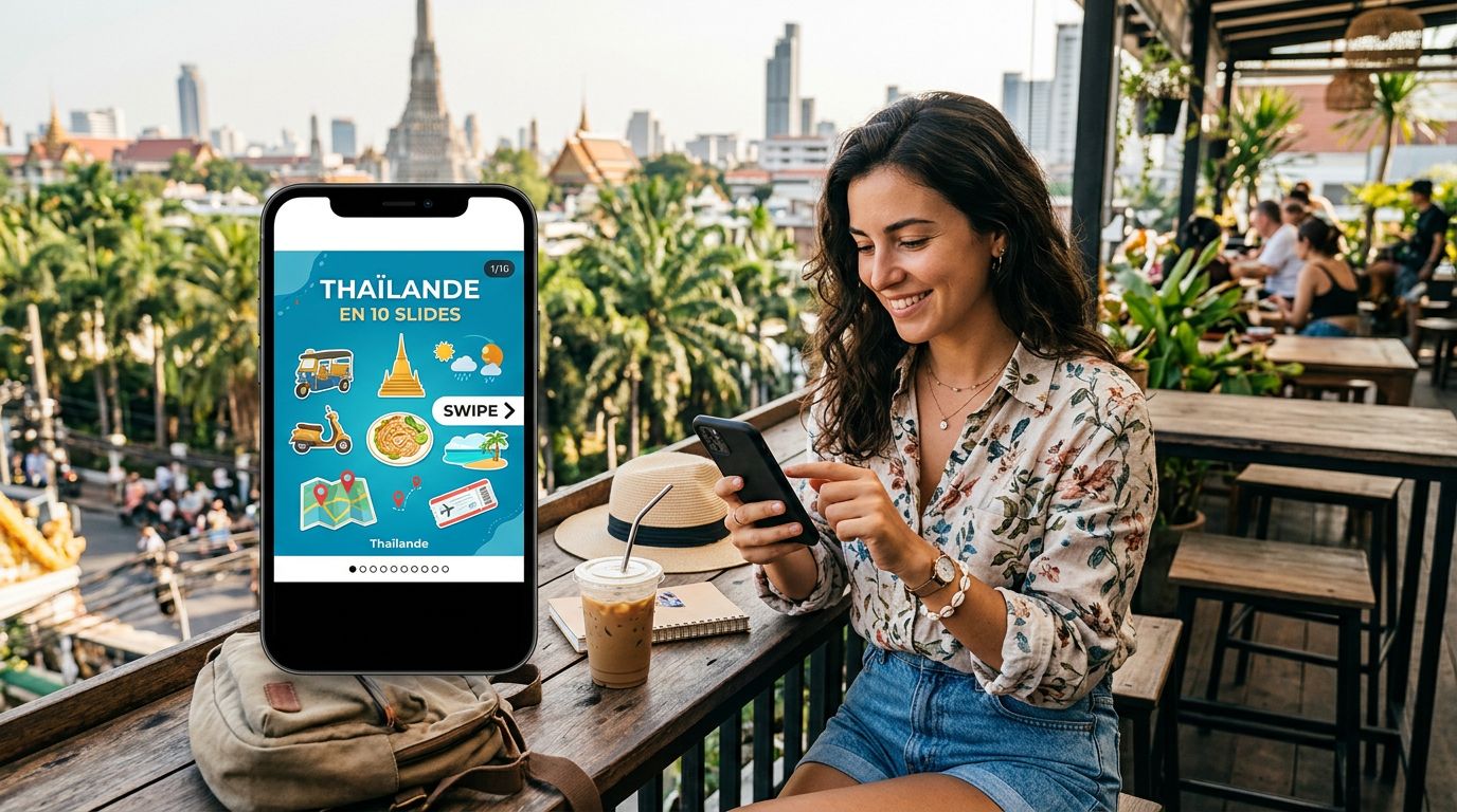 carrousels instagram conseils de voyage en thailande