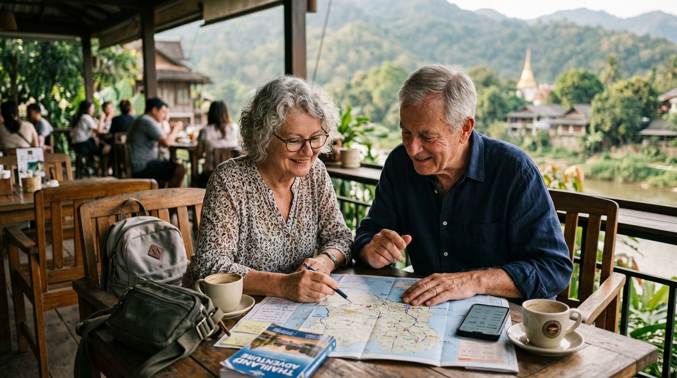 Compagnon de voyage senior pour la Thaïlande : 10 points à vérifier avant de partir ensemble